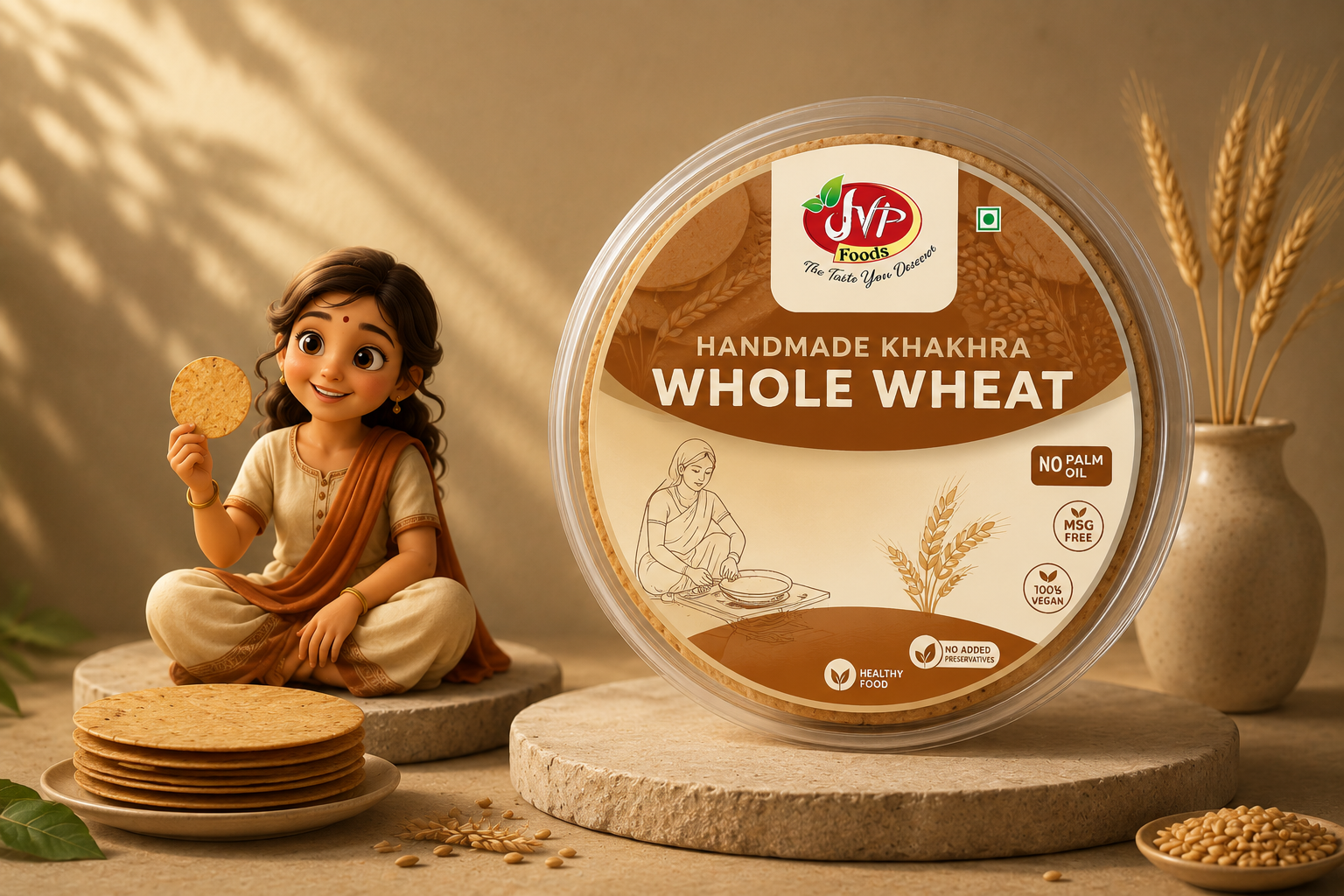 Wholewheat Khakhra